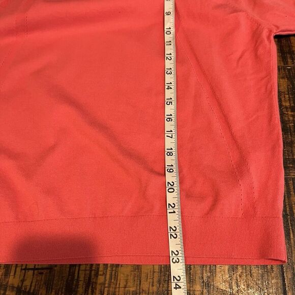 Talbots Coral Sweater Boat Neck Large 216​ - Picture 6 of 6
